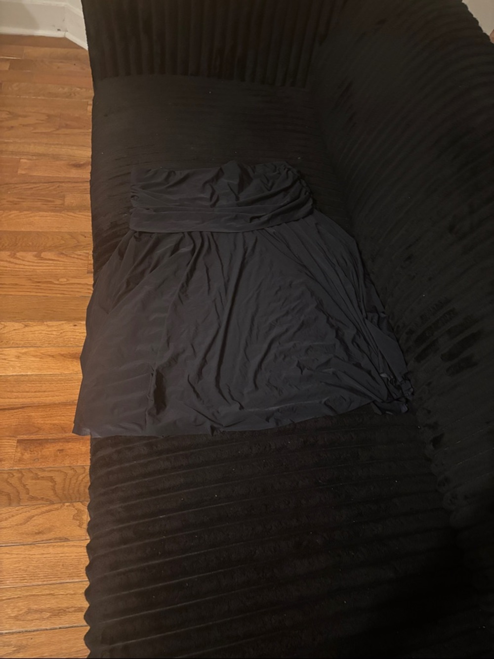SKIMS Milky Sheer Midi Skirt •NWT •Never Worn •Obsidian (Black)• Small •Runs Big